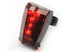 Bike Bicycle Laser Beam 5 LED Rear Tail Light